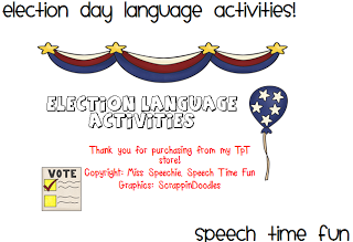 Election Language Activities!