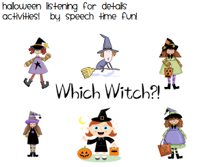 Halloween Listening for Details Activities!