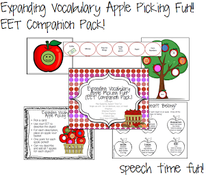 Expanding Vocabulary Apple Picking Fun!! ((EET Companion Pack!!))