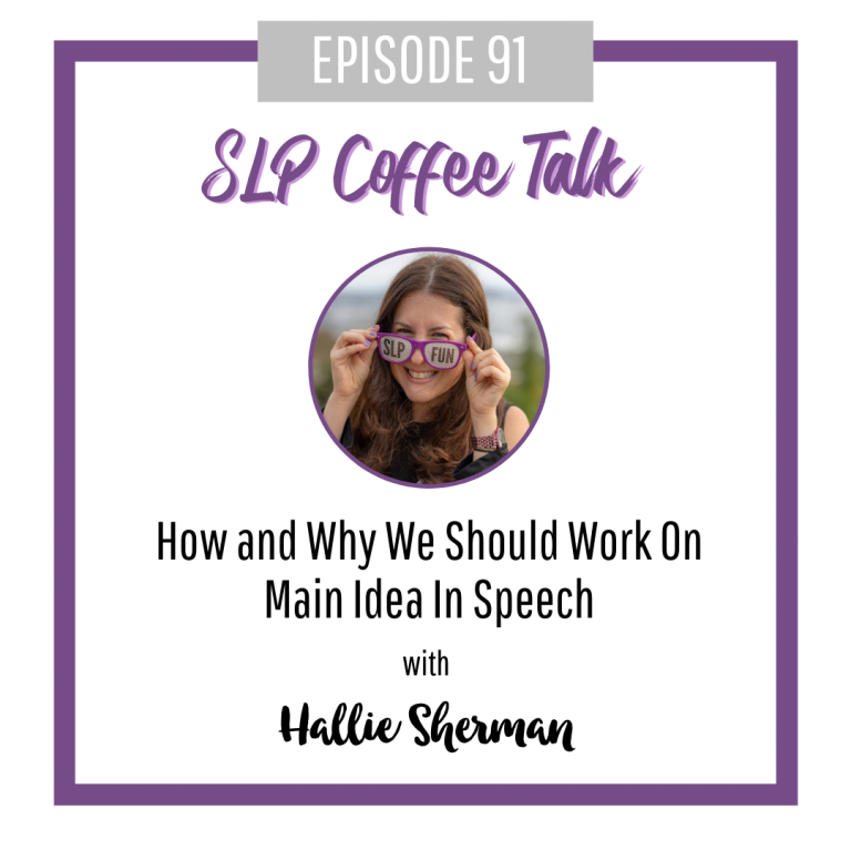 How and Why We Should Work On Main Idea In Speech
