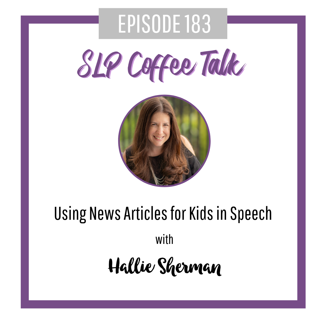 Using News Articles for Kids in Speech