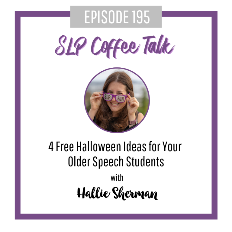 4 Free Halloween Ideas for Your Older Speech Students